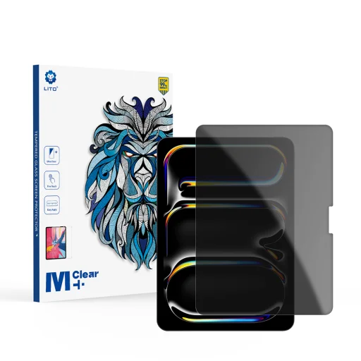  Lito - 2.5D Klasszikus Üveg - iPad Pro 11 (2024) - Adatvédelmi üvegfólia - 1