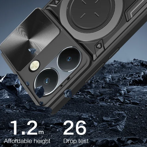 Techsuit - CamGuard Pro - Honor 200 Pro - Fekete tok - 5