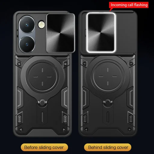 Techsuit - CamGuard Pro - Honor 200 Pro - Fekete tok - 3