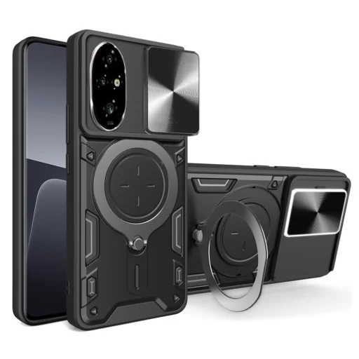 Techsuit - CamGuard Pro - Honor 200 Pro - Fekete tok - 1