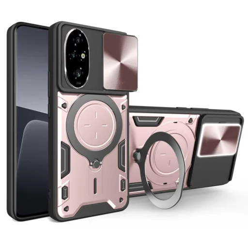  Honor 200 Rózsaarany Techsuit CamGuard Pro tok - 1
