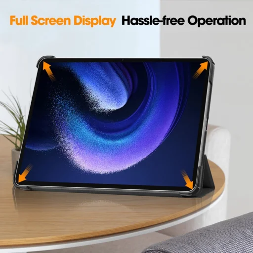  Techsuit - FoldPro - Xiaomi Pad 6 / Pad 6 Pro - Fekete tok - 3
