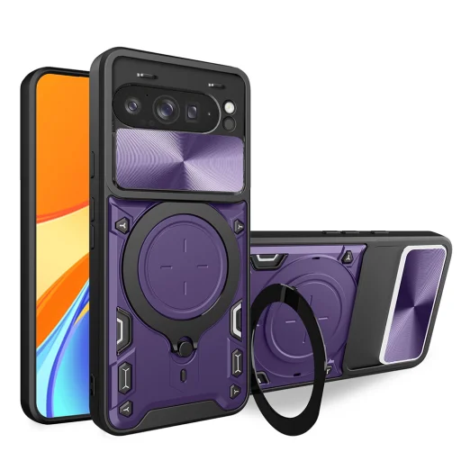  Techsuit - CamGuard Pro - Google Pixel 9 Pro XL - Lila tok - 1