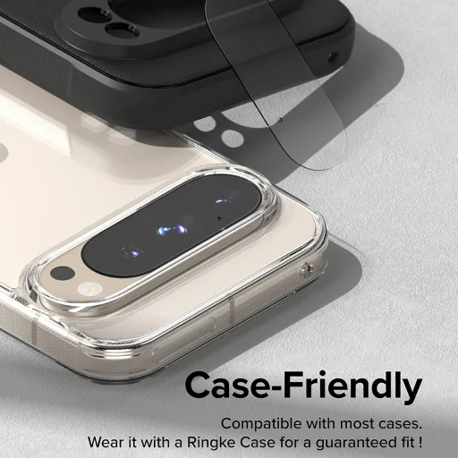  Ringke - Kamera Védő Üveg (3 darabos) - Google Pixel 9 Pro XL - Átlátszó üvegfólia - 5