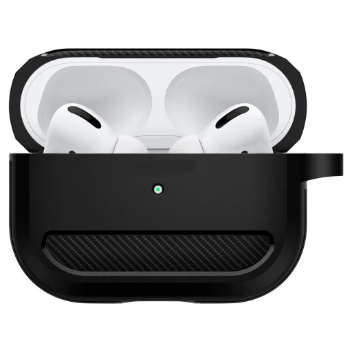  Techsuit - Karbon Szilikon - AirPods Pro 1 / AirPods Pro 2 számára - Tengerészkék tok - 2