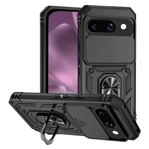  Techsuit - CamShield sorozat - Google Pixel 9a - Fekete tok - 1