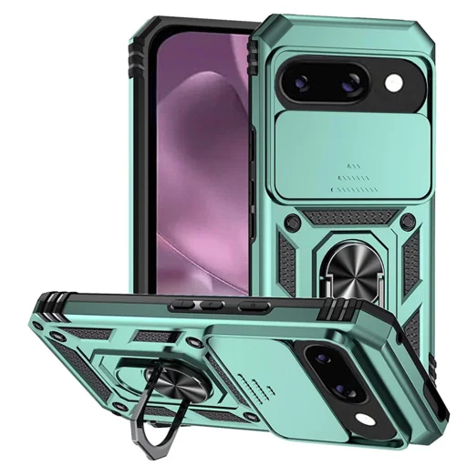  Techsuit - CamShield sorozat - Google Pixel 9a - Zöld tok - 1