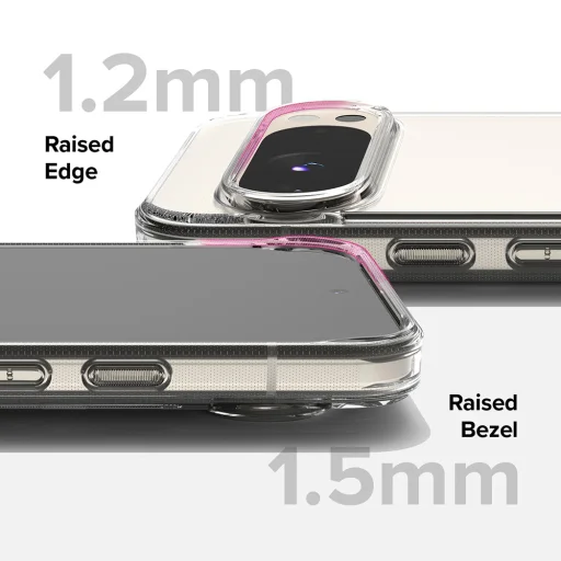  Ringke - Fusion - Google Pixel 9 / 9 Pro - Matt Átlátszó tok - 3