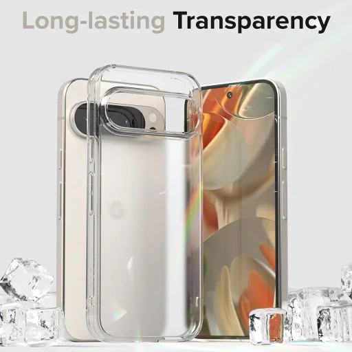  Ringke - Fusion - Google Pixel 9 / 9 Pro - Matt Átlátszó tok - 4