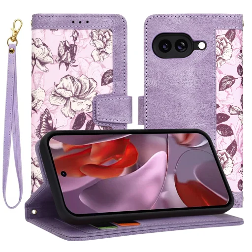  Techsuit - FlipCraft - Google Pixel 9a - Titokzatos Lila tok - 1