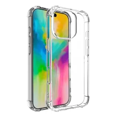  Techsuit - Ütésálló Átlátszó Szilikon - iPhone 16 Pro Max - Átlátszó tok