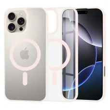  Techsuit - MagSafe Pro - iPhone 16 Pro Max - Natúr rózsaszín tok