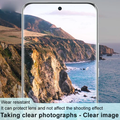  Techsuit - Teljes Kameraüveg - Honor Magic6 Pro - Fekete üvegfólia - 4