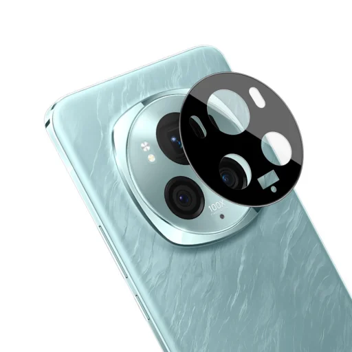  Techsuit - Teljes Kameraüveg - Honor Magic6 Pro - Fekete üvegfólia - 1