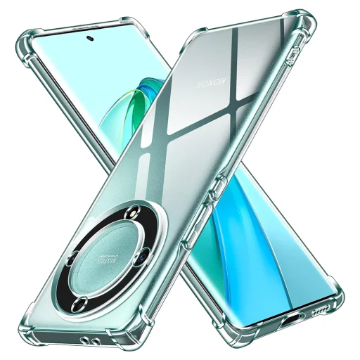  Techsuit - Ütésálló átlátszó szilikon tok - Honor Magic5 Lite - Átlátszó - 1