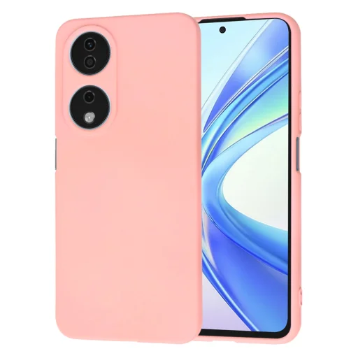  Techsuit - SoftFlex - Honor X7b / X7b 5G / 90 SMART - Krétarózsaszín tok - 1