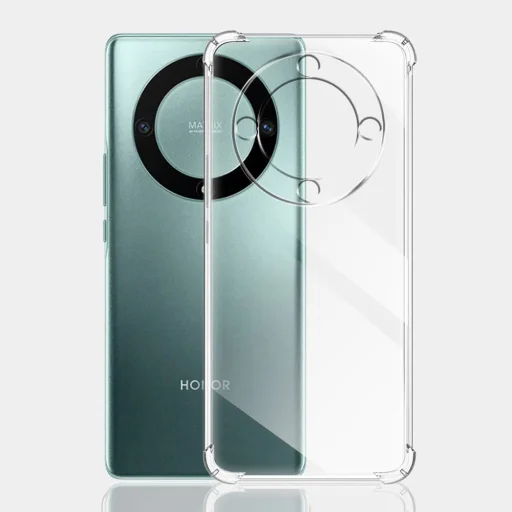  Techsuit - Ütésálló Átlátszó Szilikon - Honor X9a - Átlátszó tok - 2