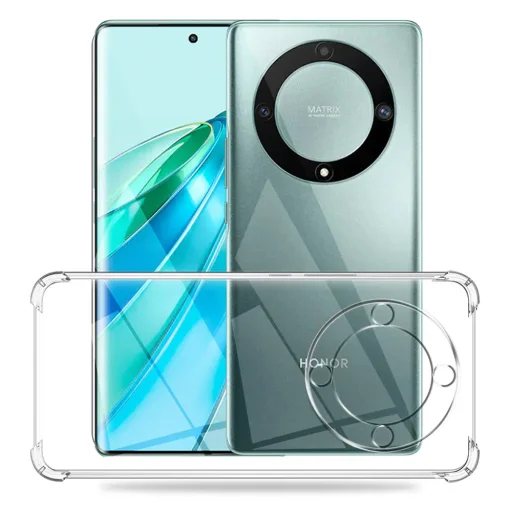  Techsuit - Ütésálló Átlátszó Szilikon - Honor X9a - Átlátszó tok - 3