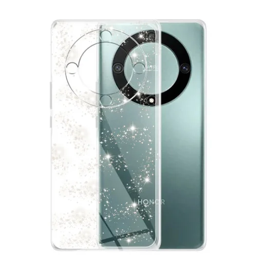  Techsuit - SparkleSkin Sorozat - Honor X9a - Átlátszó tok - 1
