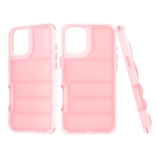  Techsuit - Wave Shield - iPhone 16 - Rózsaszín tok - 1