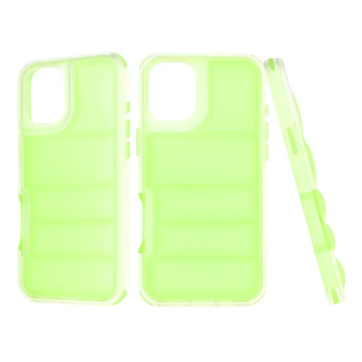  Techsuit - Hullámpajzs - iPhone 16 - Zöld tok - 1