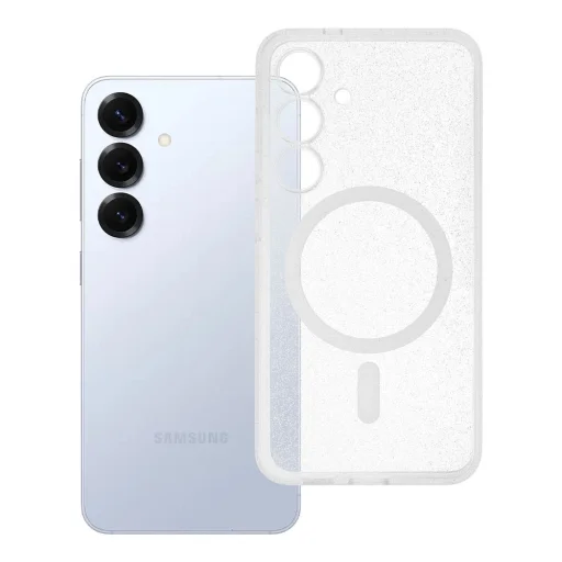 CLEAR MAG COVER tok kompatibilis MagSafe technológiával SAMSUNG S25 készülékhez átlátszó - 4