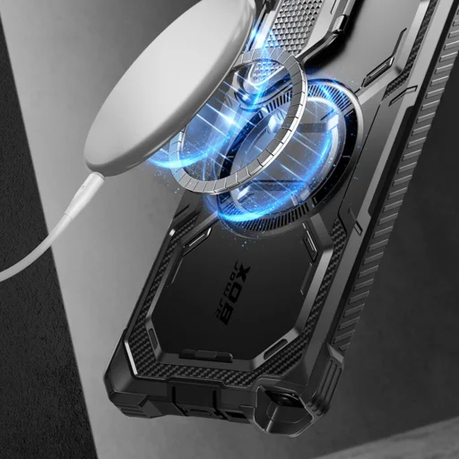  Samsung Galaxy S24 Ultra Fekete I-Blason Armorbox MagSafe tok - 7