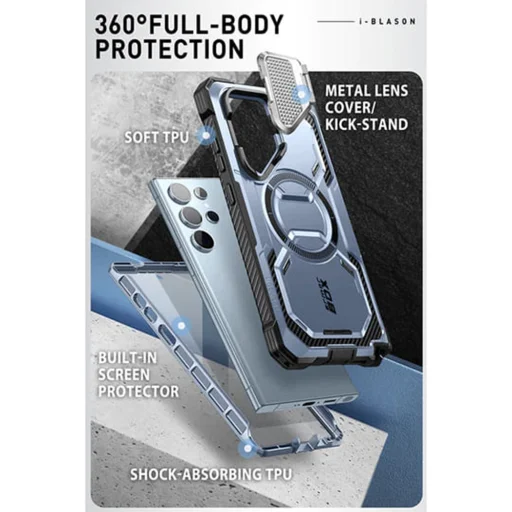  Samsung Galaxy S24 Ultra I-Blason - Armorbox MagSafe - Döntött tok - 5