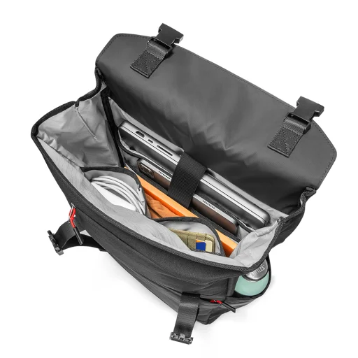 Tomtoc - Flip Laptop Hátizsák (T64M1D1) - Felső Fogantyúval, 16″, 18l - Fekete - 7