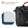 Tomtoc - Defender Laptop Aktatáska (A43E1D1) - Vállpánttal, Ultra védelem, 16″ - Fekete thumbnail