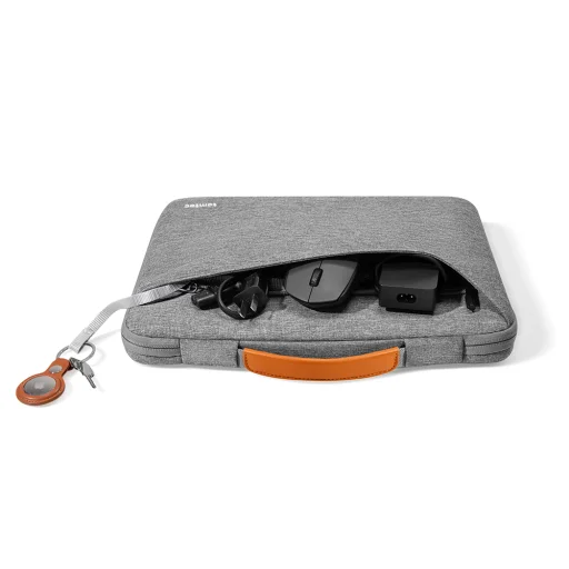 Tomtoc - Laptop kézitáska (A22F2G2) - sarokvédelemmel, 360 fokos védelemmel, 16″ - Szürke - 4