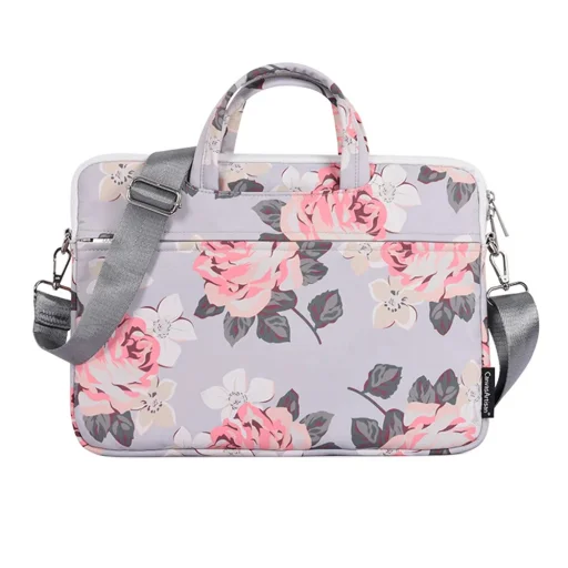  CanvasArtisan - Laptop aktatáska (H40-C22) - 13-14 hüvelykes eszközökhöz, cipzáros, poliészter - szürke - 1