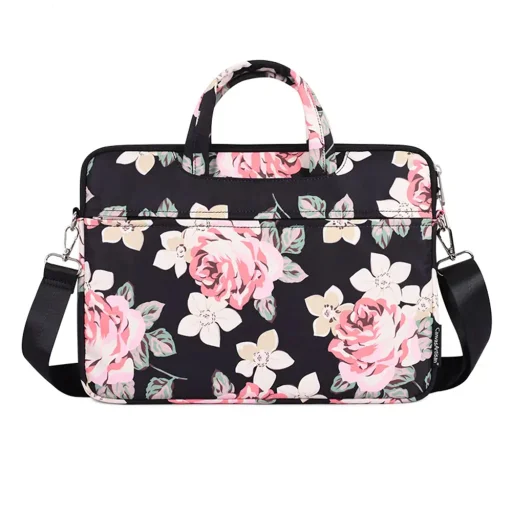  CanvasArtisan - Laptop táska (H40-C22) - 15-16 hüvelykes eszközökhöz, cipzáras, poliészter - Fekete - 1