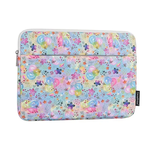 CanvasArtisan - Laptop tok (H80-11) - 13-14 hüvelykes eszközökhöz, Cipzáras, Poliészter - Többszínű - 2