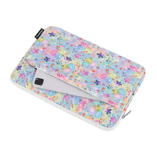  CanvasArtisan - Laptop tok (H80-11) - 13-14 hüvelykes eszközökhöz, Cipzáras, Poliészter - Többszínű - 5
