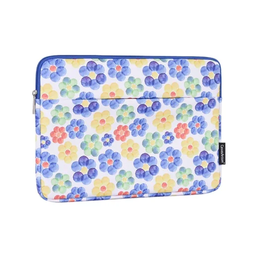  CanvasArtisan - Laptop tok (G51-11) - 13-14 hüvelykes eszközökhöz, cipzáras, öko-bőr - Többszínű - 4