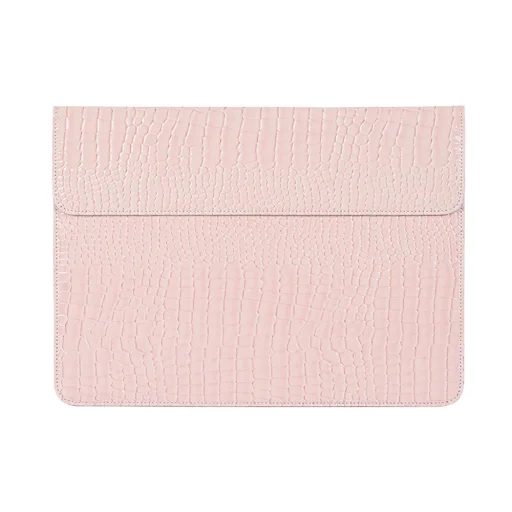  CanvasArtisan - Vékony laptop tok (EL32-P01) - 15-16 hüvelykes eszközökhöz, öko bőr - Sötét rózsaszín - 3