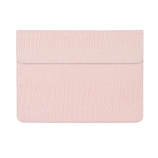  CanvasArtisan - Vékony laptop tok (EL32-P01) - 15-16 hüvelykes eszközökhöz, öko bőr - Sötét rózsaszín - 4