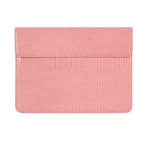  CanvasArtisan - Vékony laptop tok (EL32-P01) - 15-16 hüvelykes eszközökhöz, öko bőr - Sötét rózsaszín - 1