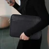  CanvasArtisan - Laptop tok (L36-M06) - 13-14 hüvelykes eszközökhöz, cipzáros, öko bőr - Fekete thumbnail