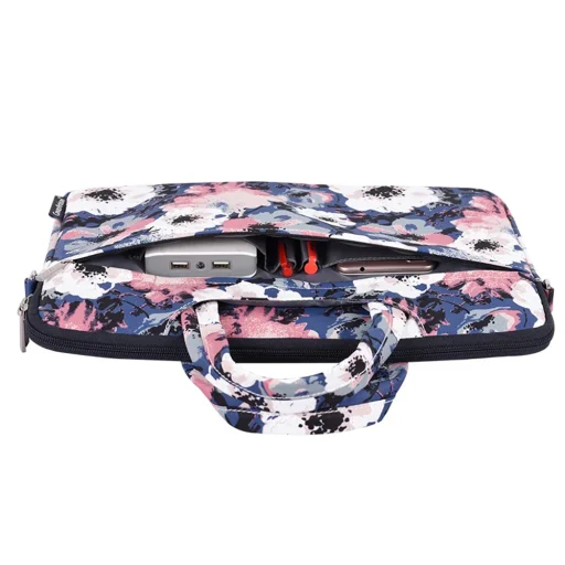  CanvasArtisan - Laptop Aktatáska (H43-C22) - Vékony, 13-14 hüvelykes eszközökhöz, Cipzáras, Poliészter - Kék - 5