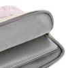  CanvasArtisan - Laptop Kézitáska (G4-89) - 13-14 hüvelykes eszközökhöz, cipzáros, öko bőr - rózsaszín thumbnail