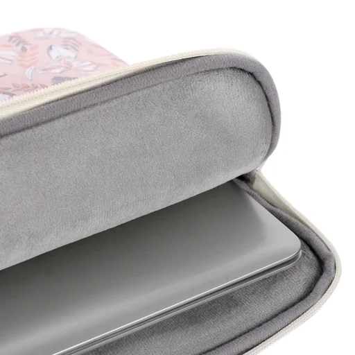  CanvasArtisan - Laptop Kézitáska (G4-89) - 13-14 hüvelykes eszközökhöz, cipzáros, öko bőr - rózsaszín - 3
