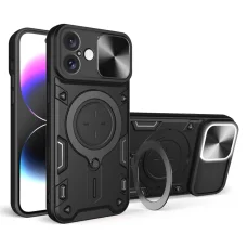  Techsuit - CamGuard Pro - iPhone 16 Plus - Fekete tok
