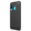  Techsuit - Szénszilikon - Huawei P30 lite / P30 lite New Edition - Fekete tok - 6