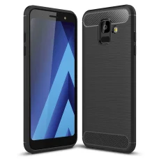  Techsuit - Karbon Szilikon - Samsung Galaxy A6 2018 - Fekete tok