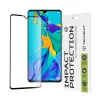 Techsuit - 111D Teljes Borítás / Teljes Ragasztású Üveg - Huawei P30 - Fekete üvegfólia