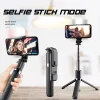  Techsuit - Selfie Bot (L03S) - Bluetooth távvezérlővel, stabil állvánnyal, LED világítással, 84 cm - Fekete thumbnail