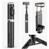  Techsuit - Selfie Bot (Q12) - Stabil Állvány Tartó Vezeték nélküli Távirányítóval, 73 cm - Fekete thumbnail