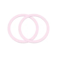  JoyRoom - (2 darabos) Adapter (JR-Mag-M3) - MagSafe kompatibilis, mágneses fogás, fém - rózsaszín